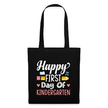 Happy first day of kindergarten - Tote Bag - black - Front