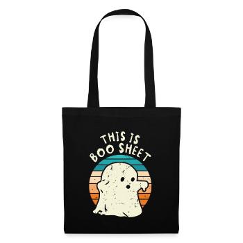 C’est Boo Sheet - Sac en tissu - noir - Devant