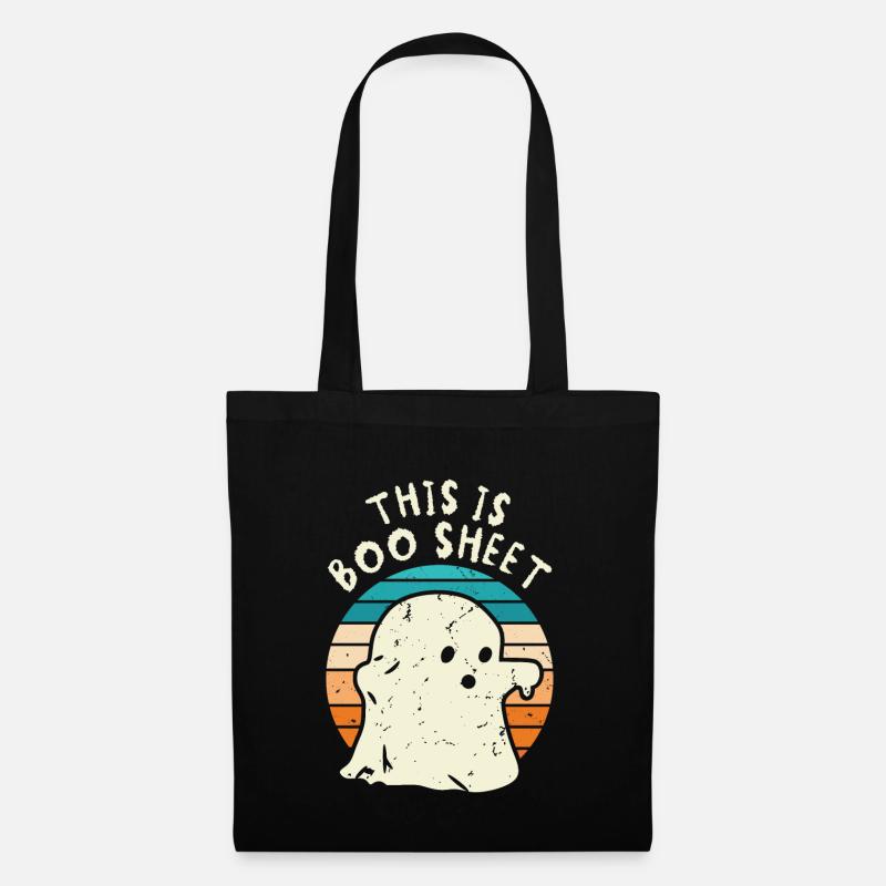 C’est Boo Sheet - Sac en tissu - noir