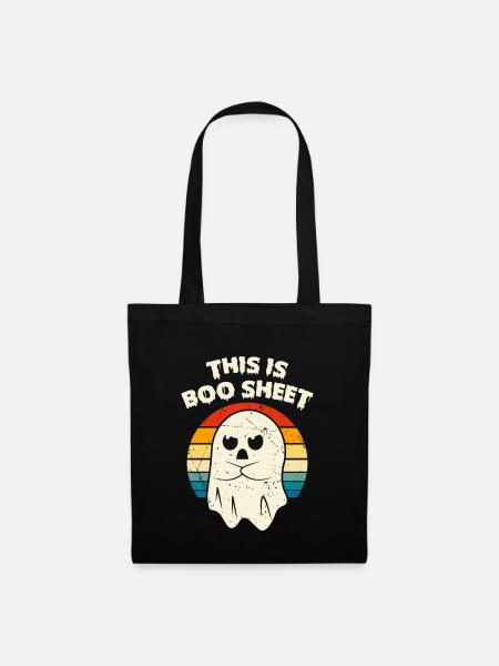 Das Ist Boo Sheet - Stoffbeutel - Schwarz