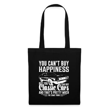 You can't buy happiness, but classic cars - Tote Bag - black - Front
