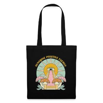 Sun Sunshine Motivation Graphic - Tote Bag - black - Front
