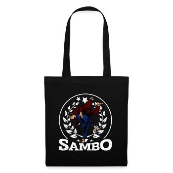 Sambo Arts Martiaux Lutte Russie Sport - Sac en tissu - noir - Devant
