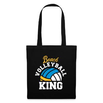 Beachvolleyball - Stoffbeutel - Schwarz - Vorne