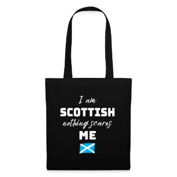 Scottish humor nothing scares me - Tote Bag - black - Front