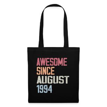 1994 Août - Cadeau D'anniversaire Août 1994 Août - Sac en tissu - noir - Devant