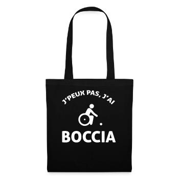 J PEUX PAS J AI BOCCIA - Sac en tissu - noir - Devant