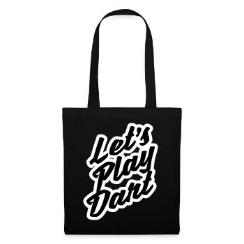 Dart darts dart player dartboard gift - Tote Bag - black - Front
