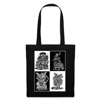 AnimalPunk SteamPunk Horror Nights - Tote Bag - black - Front