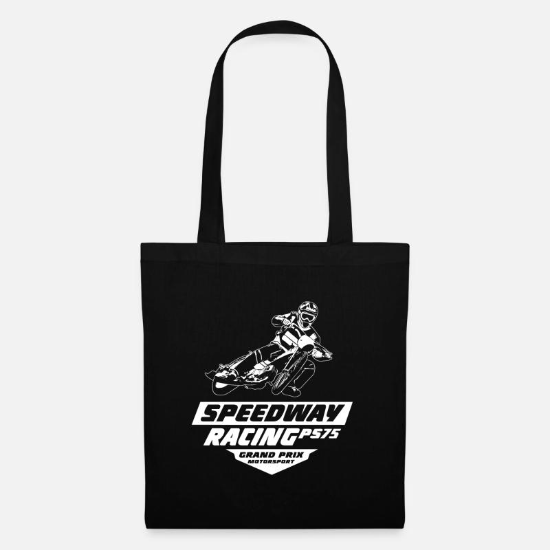 Speedway - Motorcycle Speedway - Stoffbeutel - Schwarz