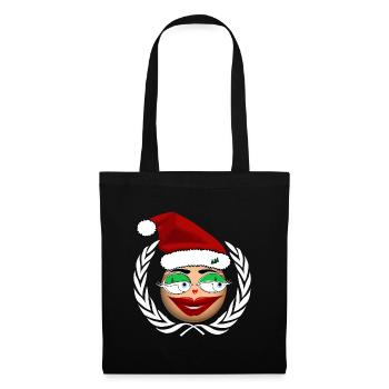 Nicolausfrau Kußmund shirt for Christmas party - Tote Bag - black - Front