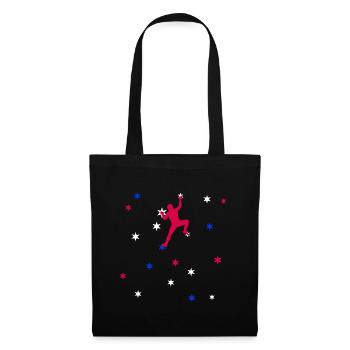 Escalade varappe alpiniste alpinisme - Sac en tissu - noir - Devant