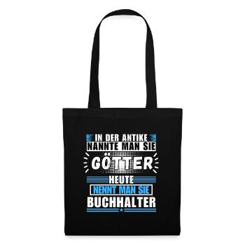 Les dieux dans l’Antiquité. Aujourd’hui comptable - Sac en tissu - noir - Devant
