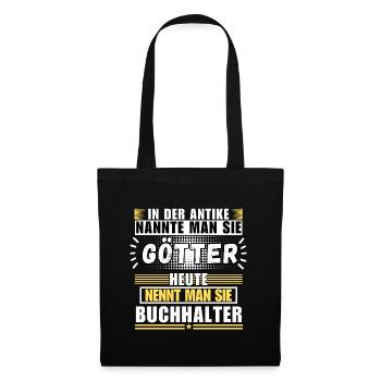 Les dieux dans l’Antiquité. Aujourd’hui comptable - Sac en tissu - noir - Devant
