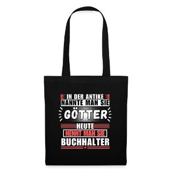 Les dieux dans l’Antiquité. Aujourd’hui comptable - Sac en tissu - noir - Devant