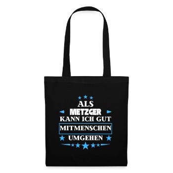 as butchers. - Tote Bag - black - Front