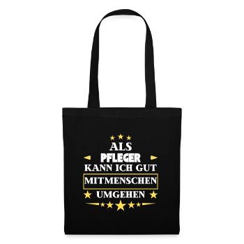 Dealing with other people as a caregiver. - Tote Bag - black - Front