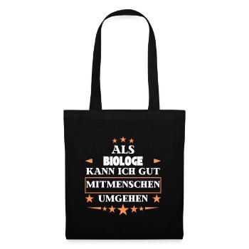 Traiter avec ses semblables en tant que biologiste. - Sac en tissu - noir - Devant