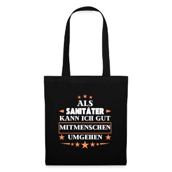 As paramedics, they bypass fellow human beings. - Tote Bag - black - Front