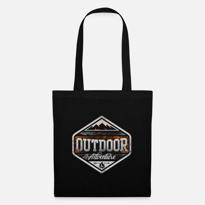 Outdoor Adventure - Stoffbeutel - Schwarz