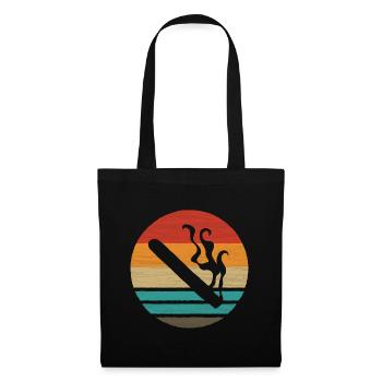 Cigar Retro Style Vintage - Tote Bag - black - Front