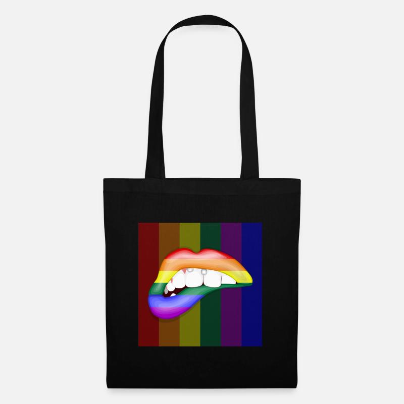 Pride Mund - Stoffbeutel - Schwarz