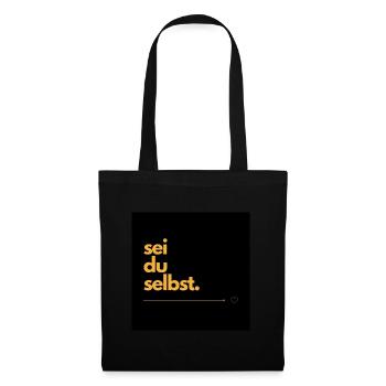 Retro do it yourself - Stoffbeutel - Schwarz - Vorne