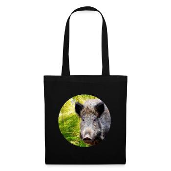 Hunting Hunter Wild Boar DEer Hunting - Tote Bag - black - Front