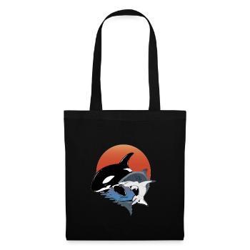 Orca - Stoffbeutel - Schwarz - Vorne