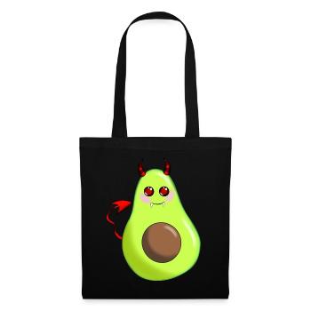 Avocat du diable - Sac en tissu - noir - Devant