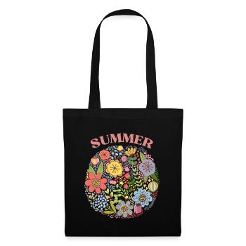Flower Summer - Tote Bag - black - Front