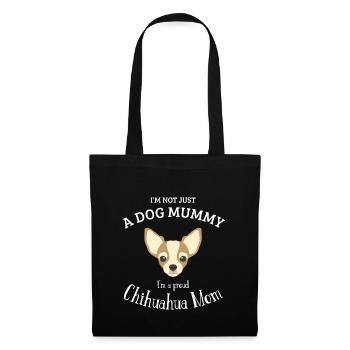 Chihuahua Mama Engl - Tote Bag - black - Front