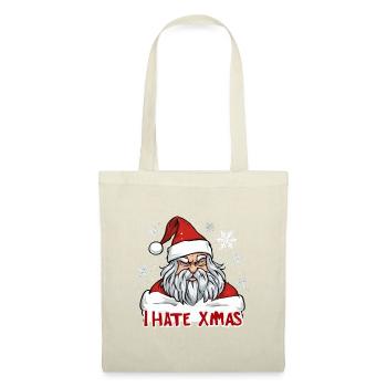 Je déteste Noël Drôle Anti Noël - Sac en tissu - nature - Devant
