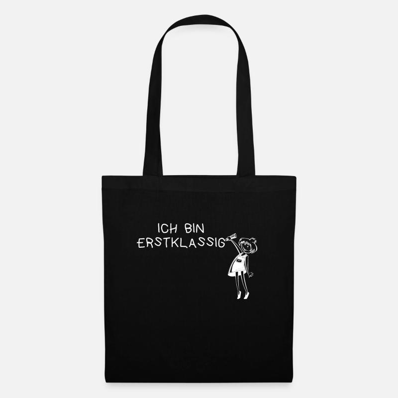Einschulung - Stoffbeutel - Schwarz