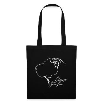 CHINOIS SHAR PEI Profil Chiens Wilsigns - Sac en tissu - noir - Devant
