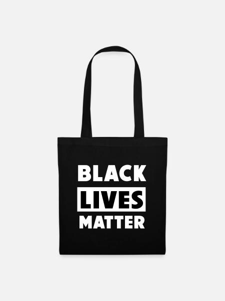 BLACK LIVES MATTER - Stoffbeutel - Schwarz