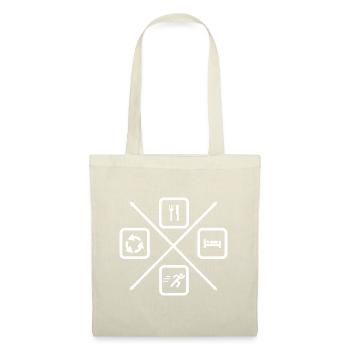 The life cycle of a runner, running - Tote Bag - nature - Front
