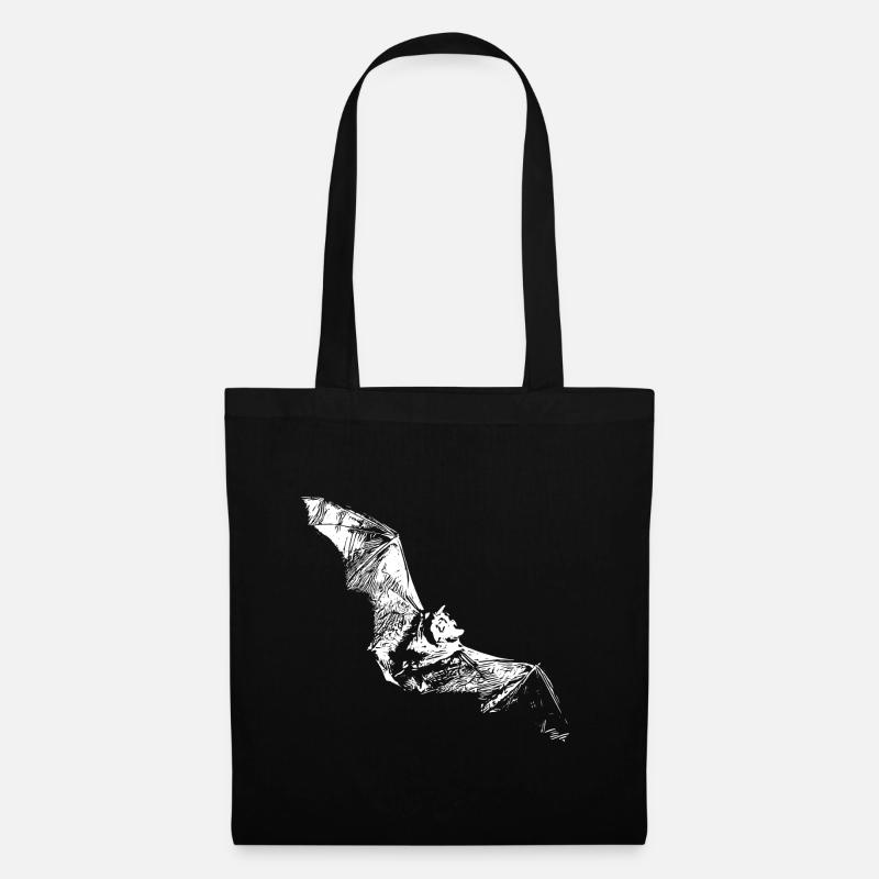 bat - Tote Bag - black