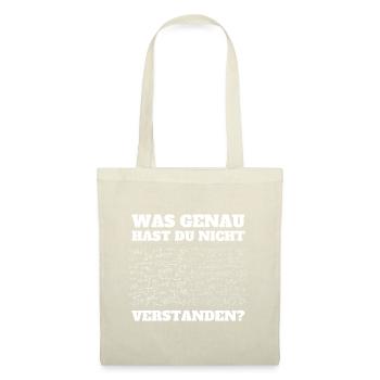 Lustig Mathe Lehrer - Stoffbeutel - Natur - Vorne