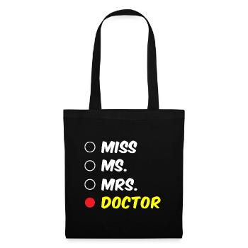 PhD Doctorate Funny Graduation Apparel - Tote Bag - black - Front