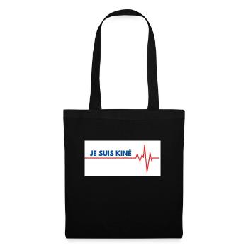 je suis kiné - Sac en tissu - noir - Devant