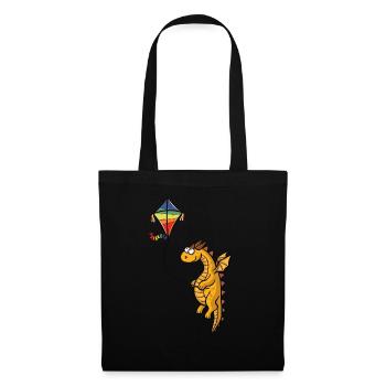 Dragon with dragon - Tote Bag - black - Front