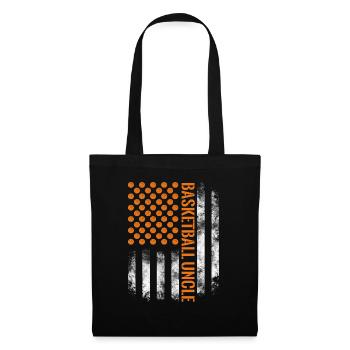 Meilleur basketteur oncle cadeau ballsport plaisir - Sac en tissu - noir - Devant