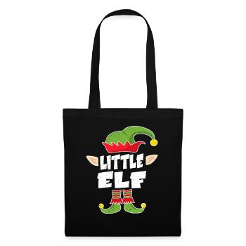 Kids Elf Gift Christmas Pajama Costume - Tote Bag - black - Front
