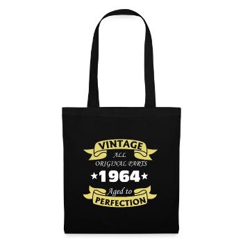 Vintage 1964 60 Years Aged to Perfection - Tote Bag - black - Front