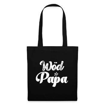 Wöd Papa Toller Papa Österreich Vatertag Vater - Stoffbeutel - Schwarz - Vorne