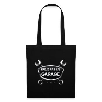 Je Peux Pas J'Ai Garage Mécanicien Automobile - Sac en tissu - noir - Devant