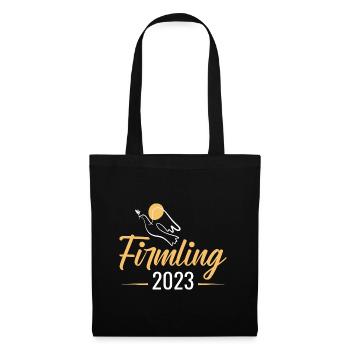 Firmling 2023 Firmung - Stoffbeutel - Schwarz - Vorne