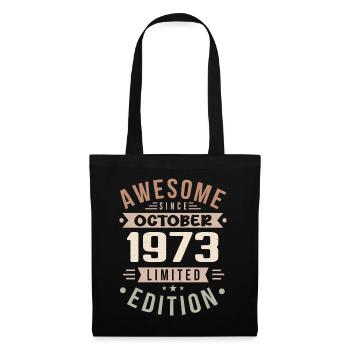 Legend Since October 1973 Birthday October 1973 - Tote Bag - black - Front