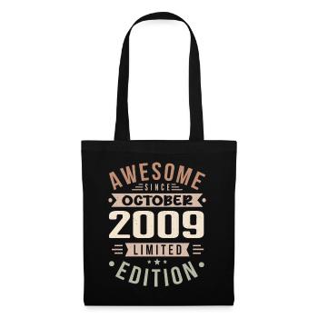 Legend since October 2009 Birthday October 2009 - Tote Bag - black - Front